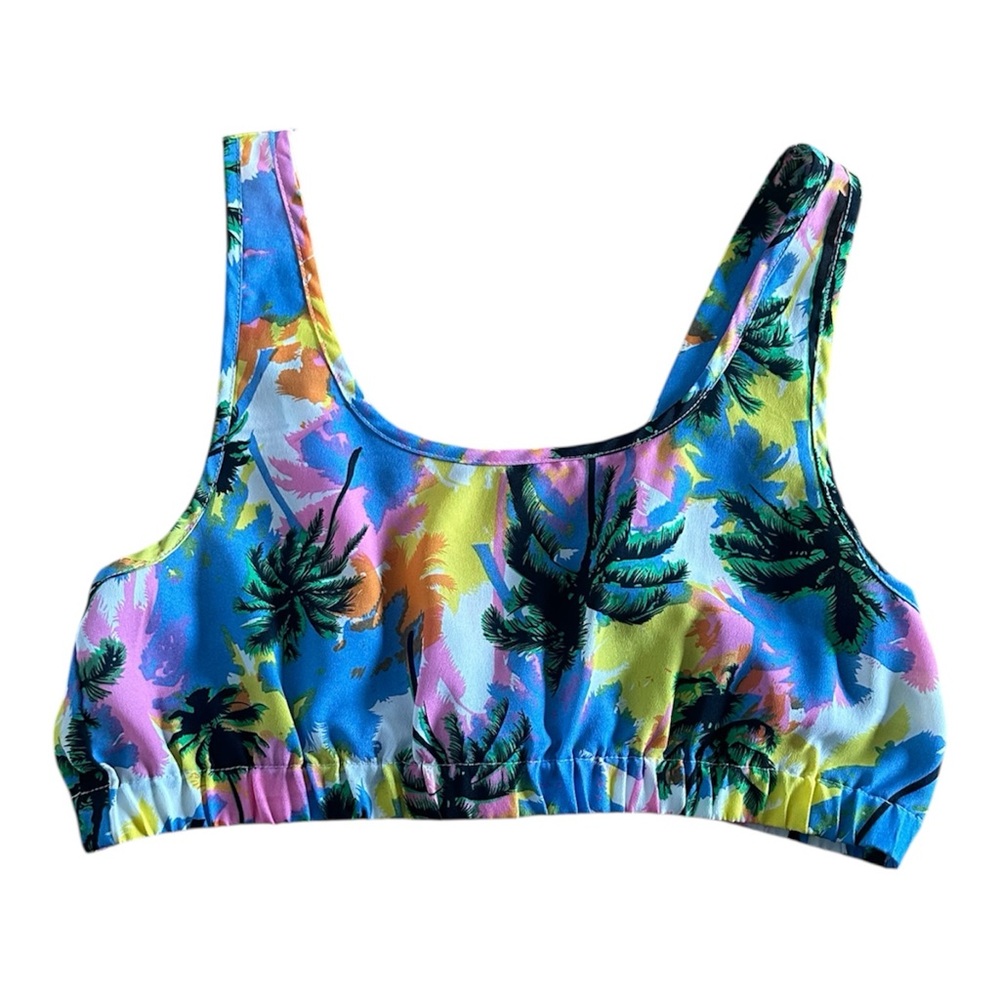 Millau Multicolor Tropical Bikini Top
